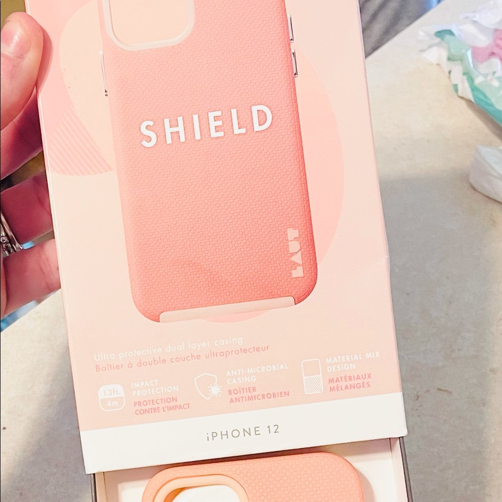 BRAND NEW still in box IPhone 12 Shield phone case
